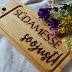 Väike lõikelaud “Südamesse soojust"