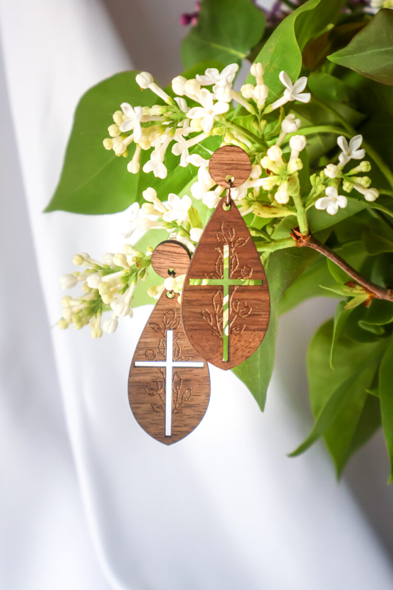 puidust kõrvarõngad