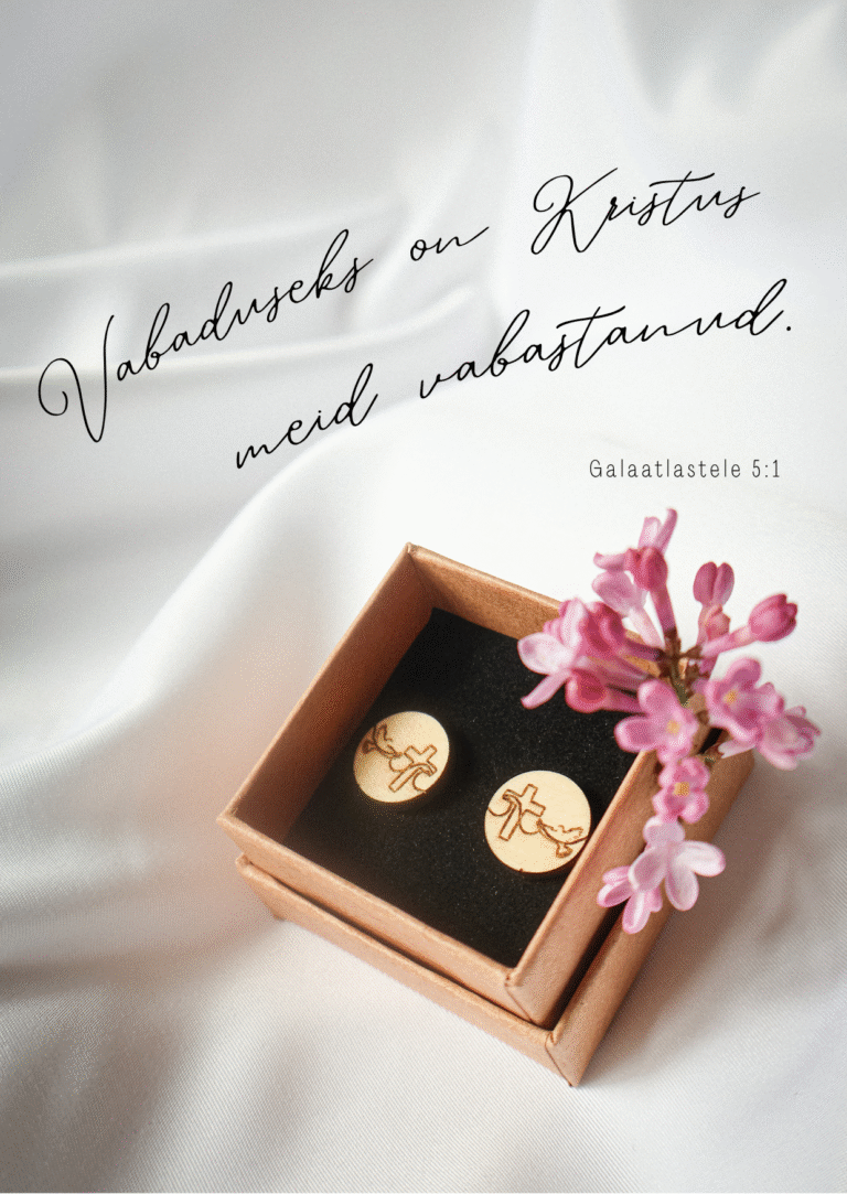 puidust kõrvarõngad - usk, lootus, armastus, vabadus